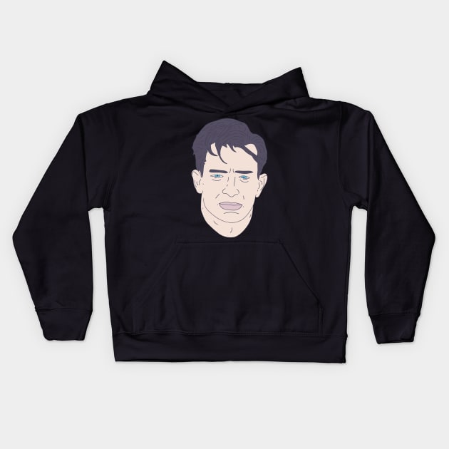 Jack Kerouac - Poet Pioneer - Beat Generation Kids Hoodie by DeWinnes